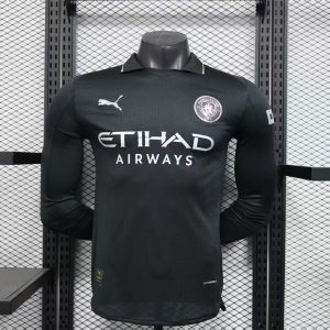 manchester city black long sleeves